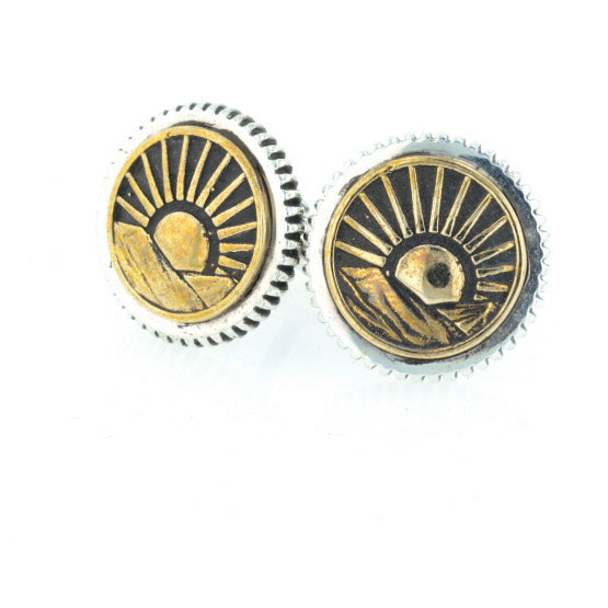 Sun Concho Cufflinks