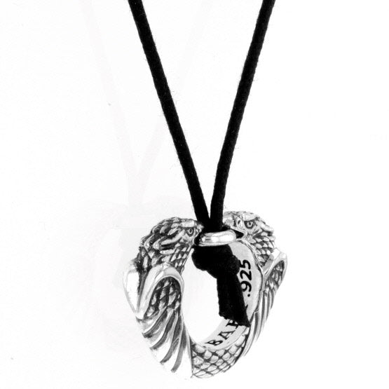 Double Eagle Circular Pendant