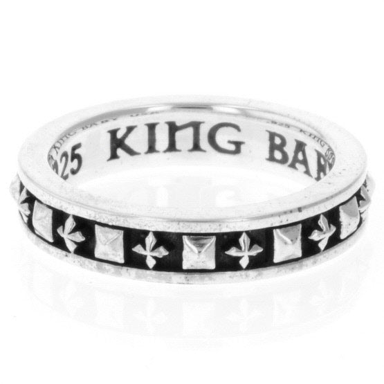 king baby men's cross ring