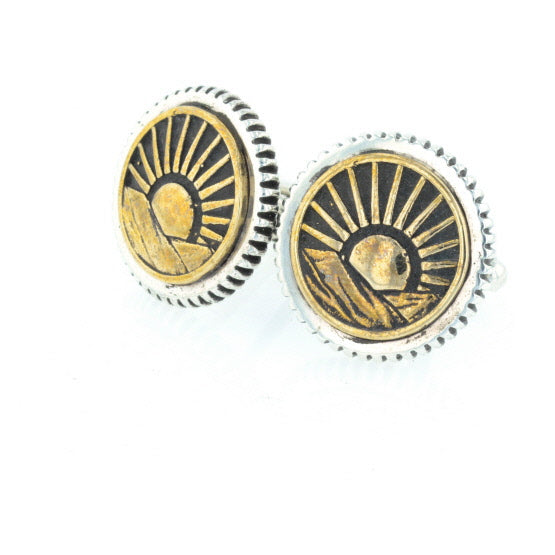 Sun Concho Cufflinks