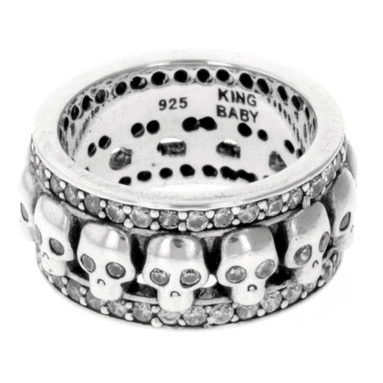 king baby womens skull ring