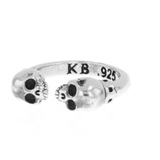 king baby skull mid ring