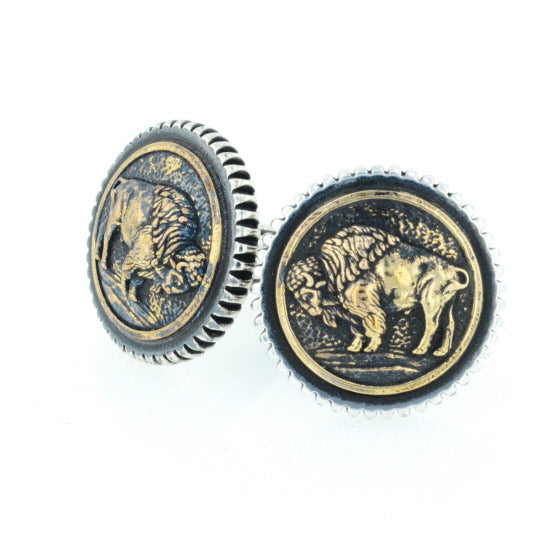 Buffalo Concho Cufflinks