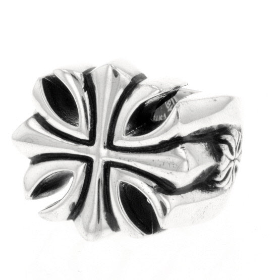 king baby men's gothic cross ring