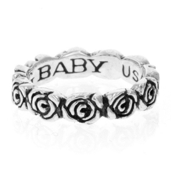 king baby infinity rose ring