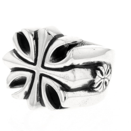 king baby men's gothic cross ring