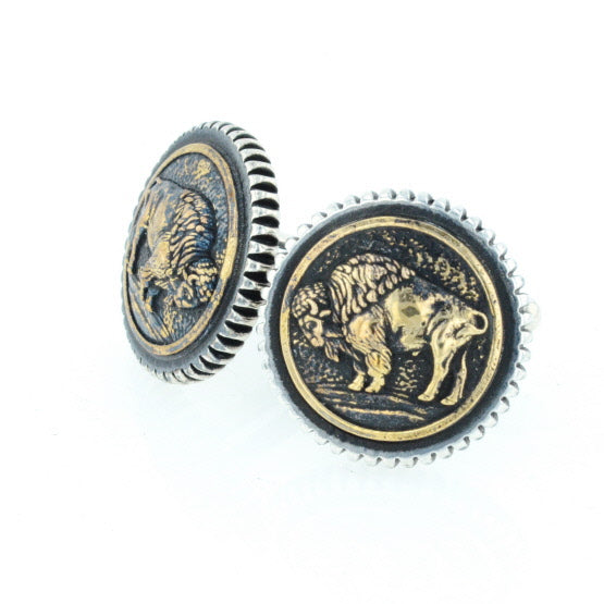 Buffalo Concho Cufflinks