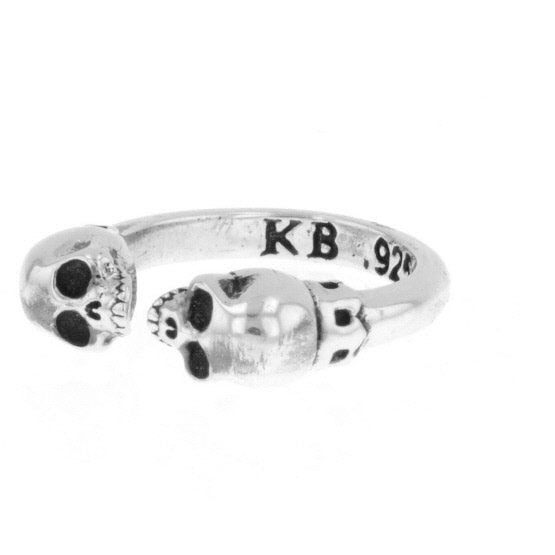 king baby skull mid ring