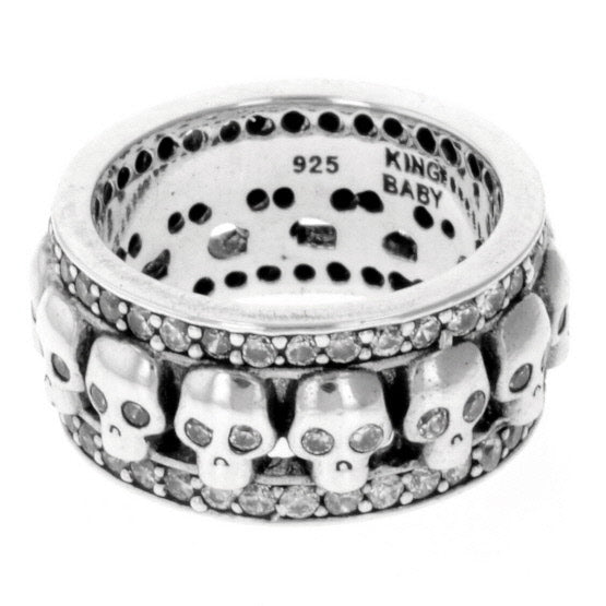 king baby womens skull ring