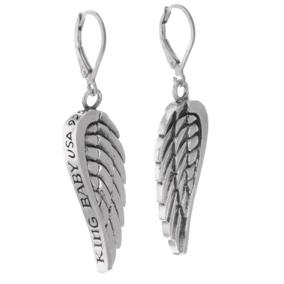 king baby wing earrings