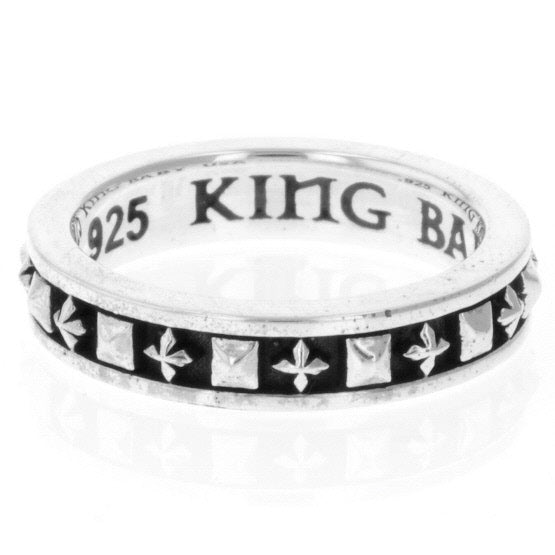 king baby men's cross ring