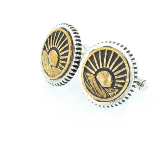 Sun Concho Cufflinks