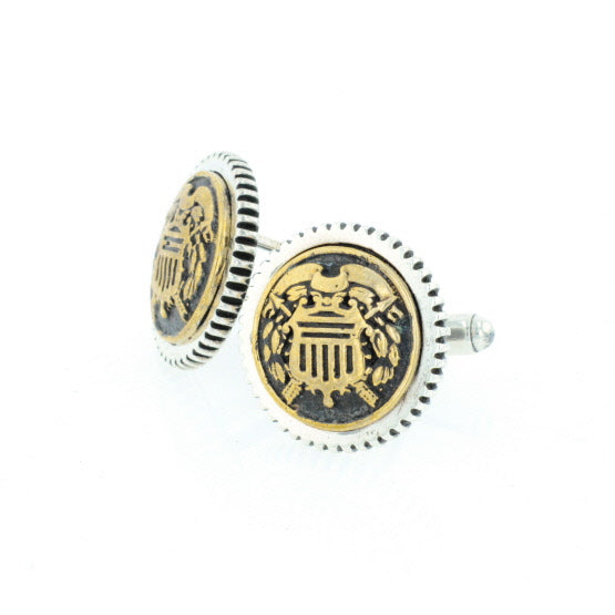 Shield Concho Cufflinks