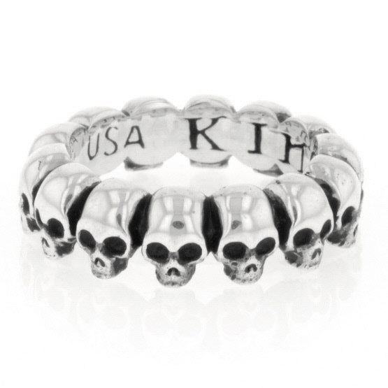 king baby mens skull infinity ring