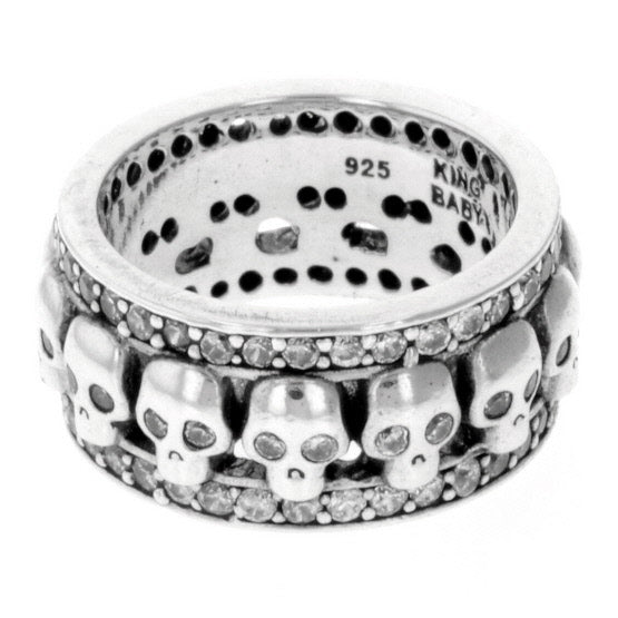 king baby womens skull ring