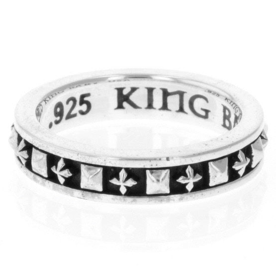 king baby men's cross ring