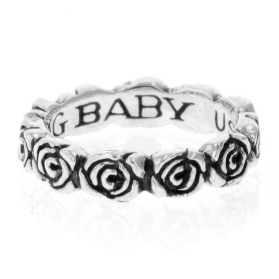 king baby infinity rose ring