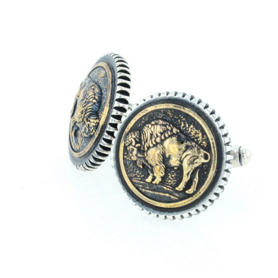 Buffalo Concho Cufflinks