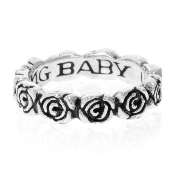 king baby infinity rose ring