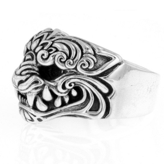 king baby oni mask ring