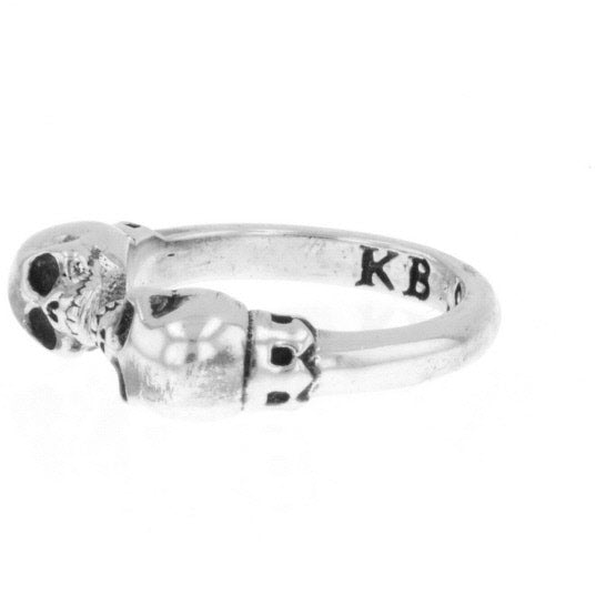 king baby skull mid ring