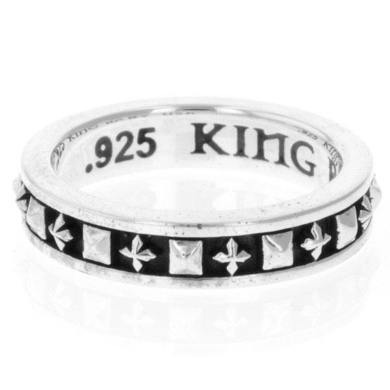 king baby men's cross ring