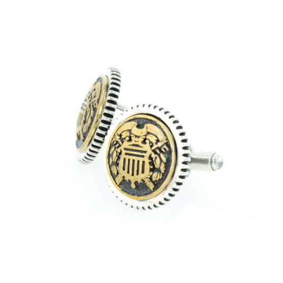 Shield Concho Cufflinks