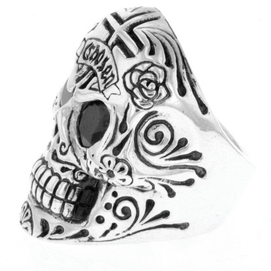 king baby mens skull ring