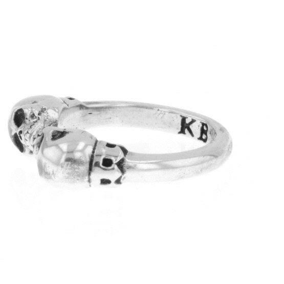 king baby skull mid ring