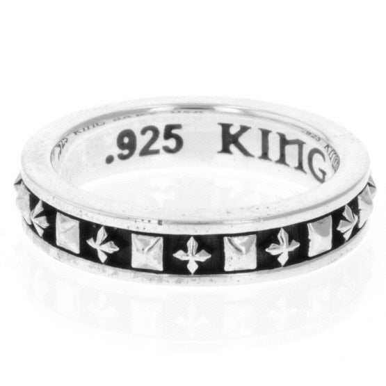 king baby men's cross ring