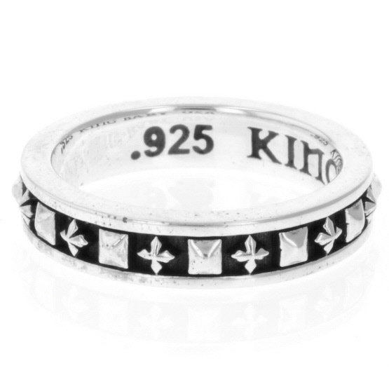 king baby men's cross ring