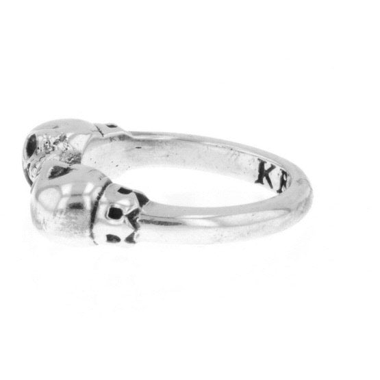 king baby skull mid ring