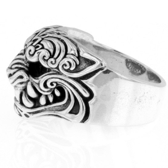 king baby oni mask ring