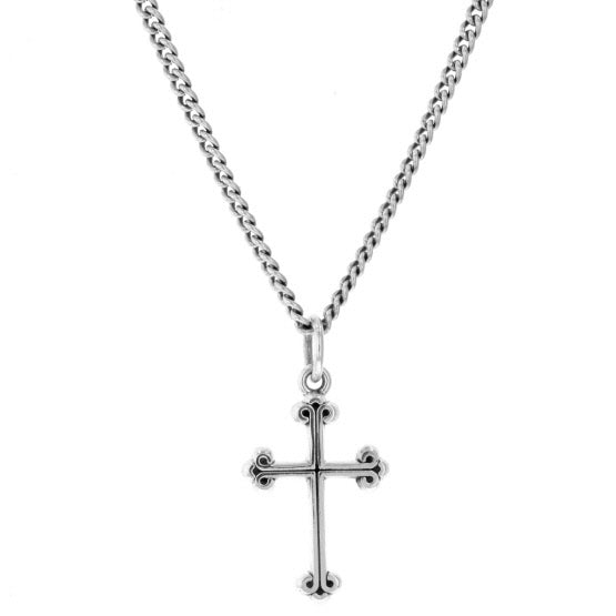 king baby small traditional cross pendant