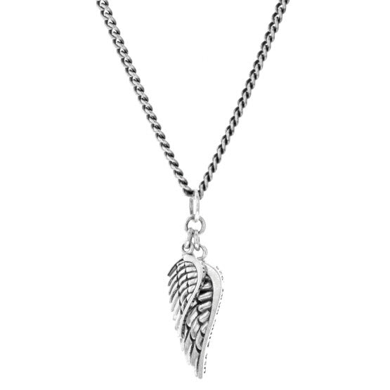 king baby double wing pendant