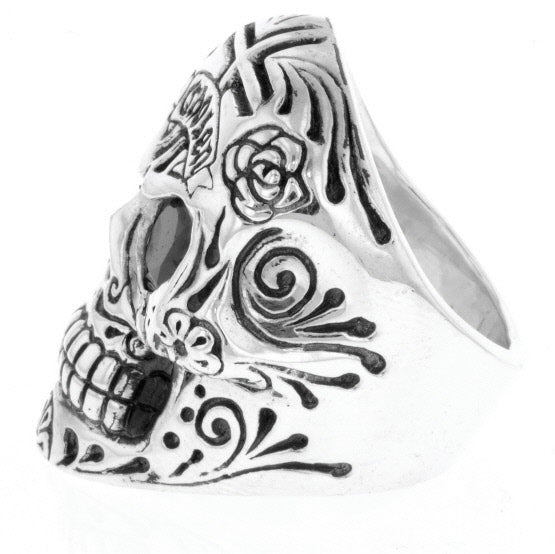 king baby mens skull ring