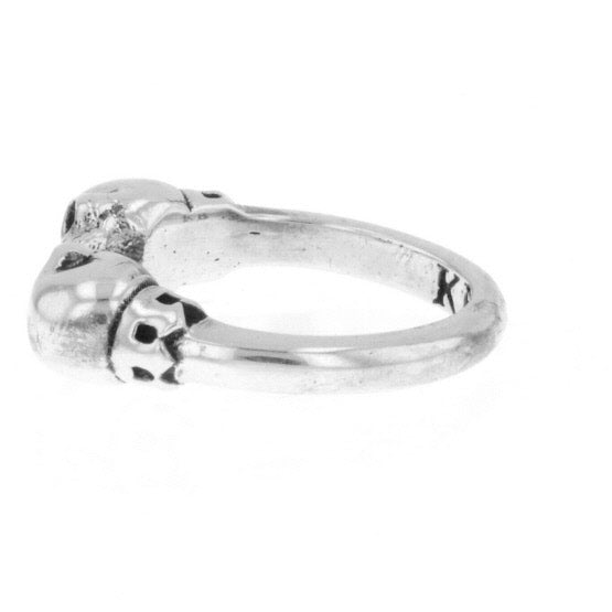 king baby skull mid ring