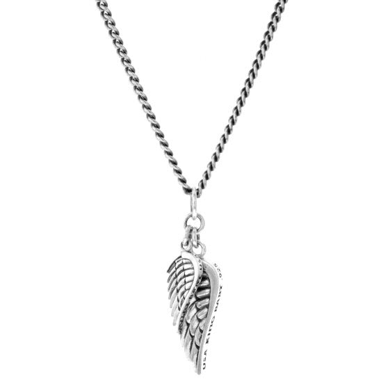 king baby double wing pendant