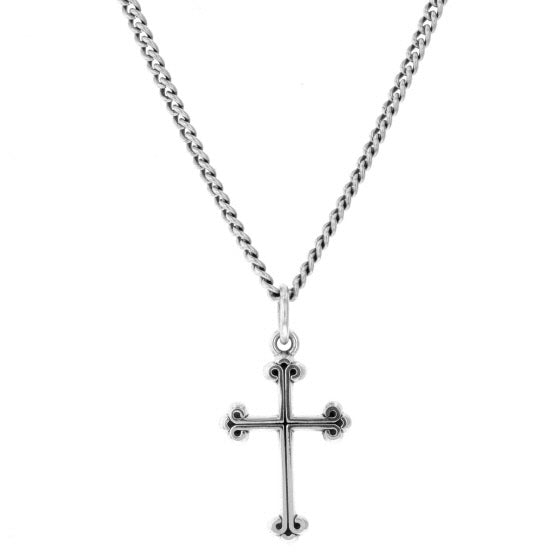 King Baby Small Traditional Cross Necklace
