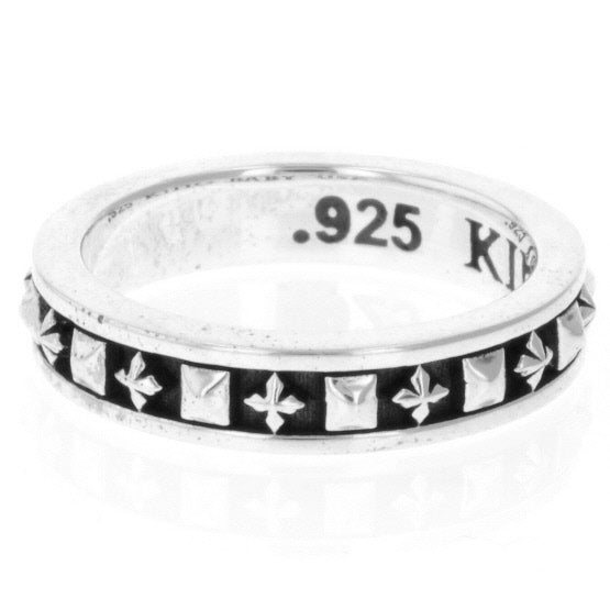 king baby men's cross ring