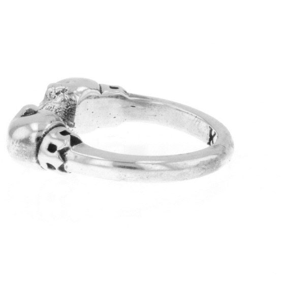 king baby skull mid ring