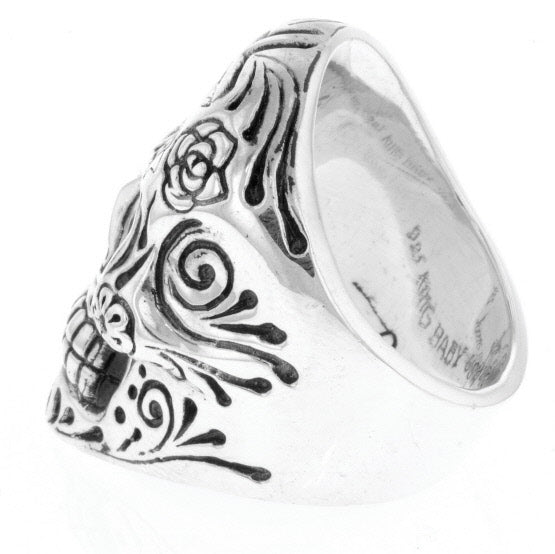 king baby mens skull ring