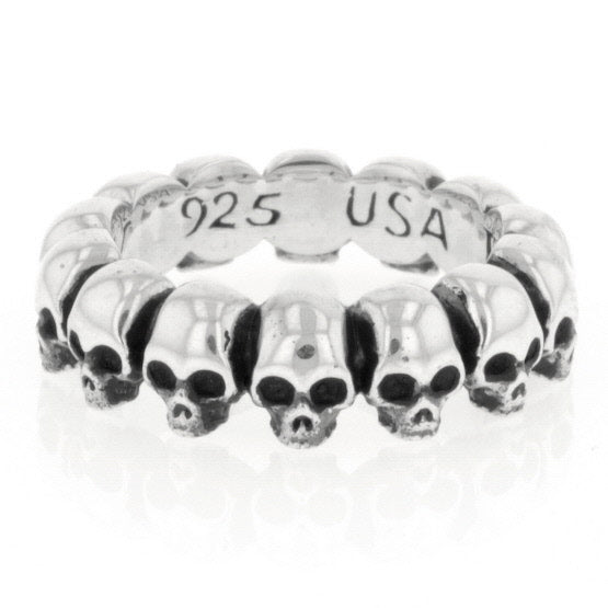 king baby infinity skull ring