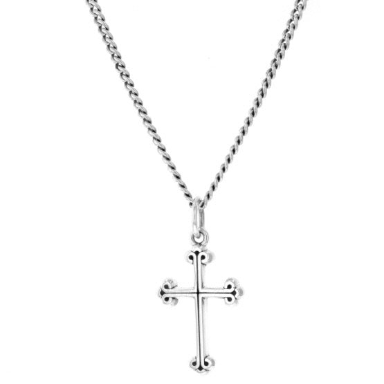 king baby small traditional cross pendant