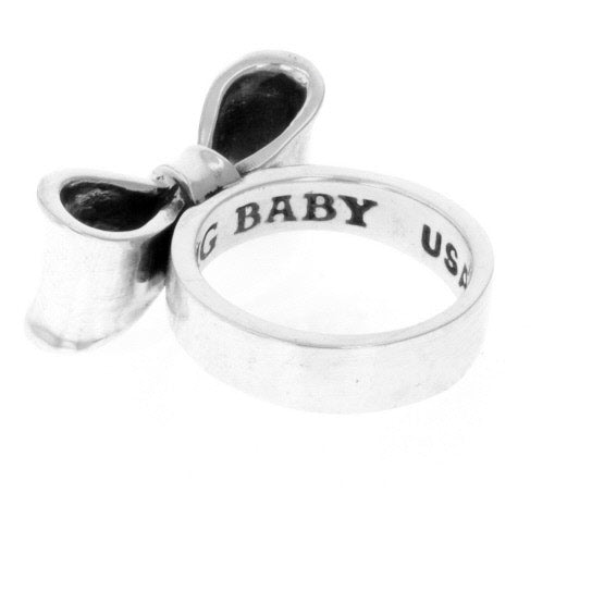 king baby small bow ring
