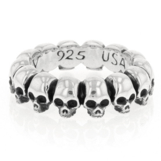 king baby mens skull infinity ring