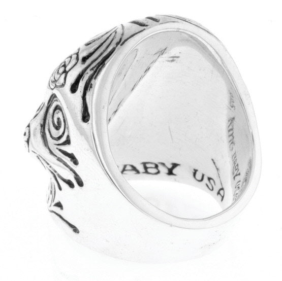 king baby mens skull ring