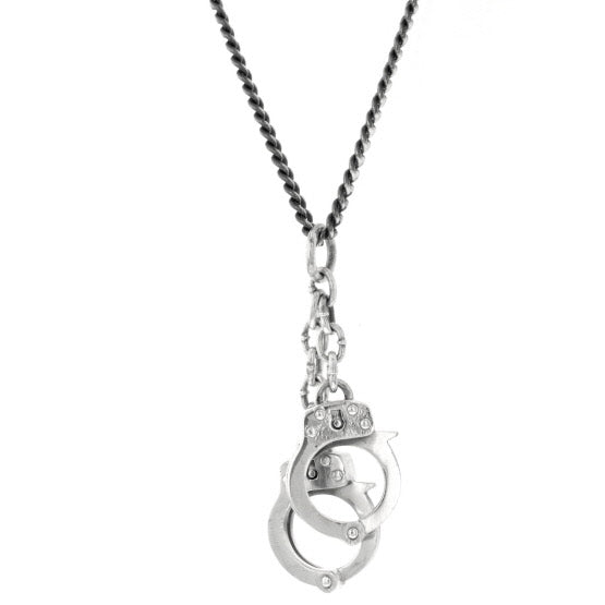 king baby handcuffs pendant