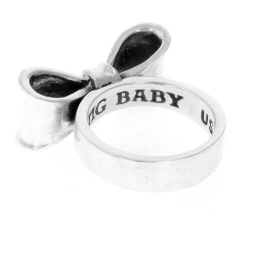 king baby small bow ring