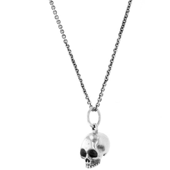 king baby micro skull pendant